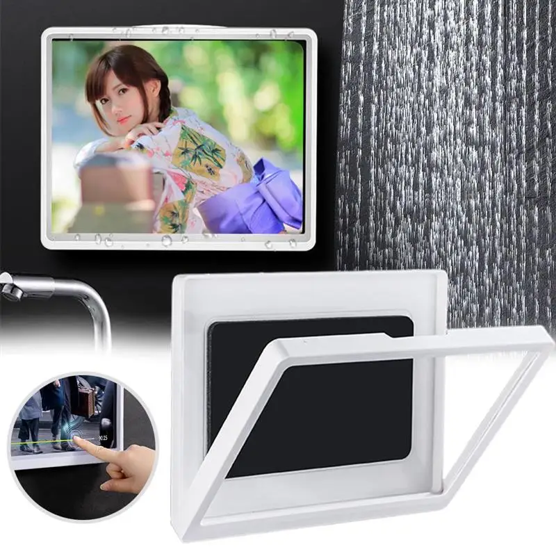 Wall Mounted Shower Phone Holder Waterproof Tablet Holder Stand Touch Screen Punch-Free Shower Case For Bathroom Toilet Kitchen
Wall Mounted Shower Phone Holder Waterproof Tablet Holder Stand Touch Screen Punch-Free Shower Case For Bathroom Toilet Kitchen
