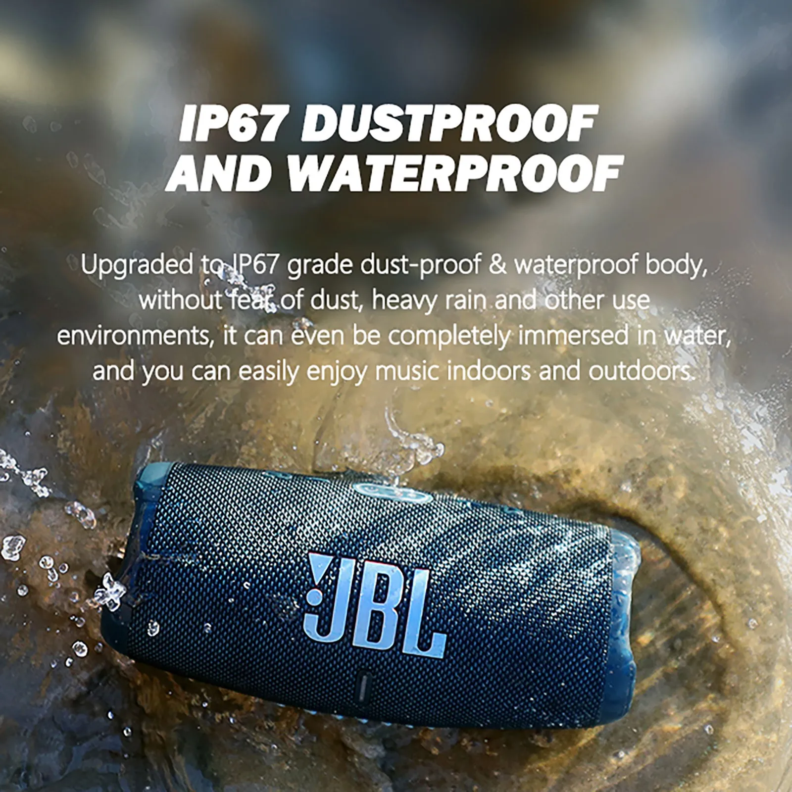 Bluetooth-Колонка JBL Charge5 Беспроводная музыкальная Hi-Fi-колонка глубокий динамик