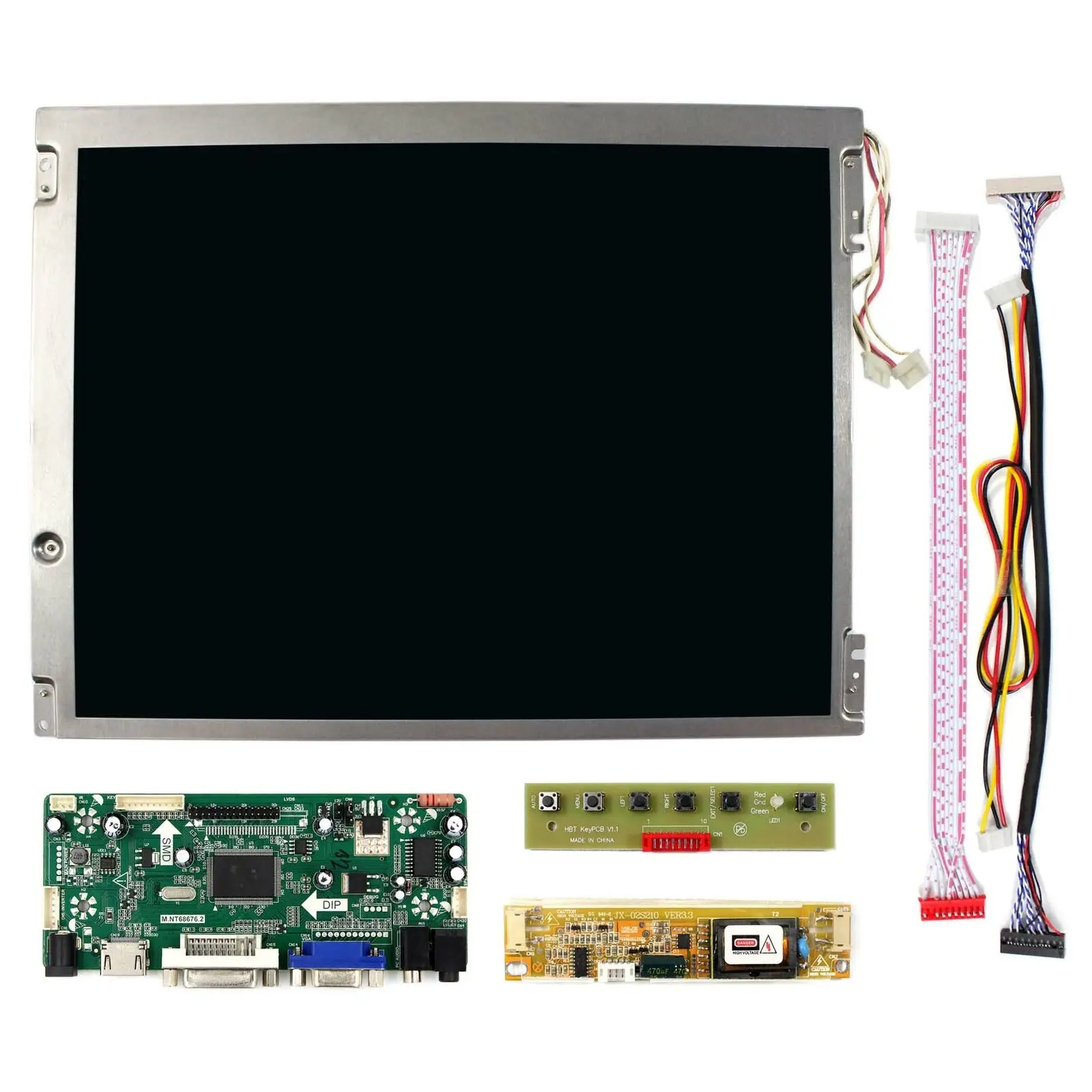 12.1" LQ121S1LG45 LQ121S1LG55 800600 LCD Screen Display for Sharp with HDMI+DVI+VGA LCD Controller Board
12.1" LQ121S1LG45 LQ121S1LG55 800600 LCD Screen Display for Sharp with HDMI+DVI+VGA LCD Controller Board