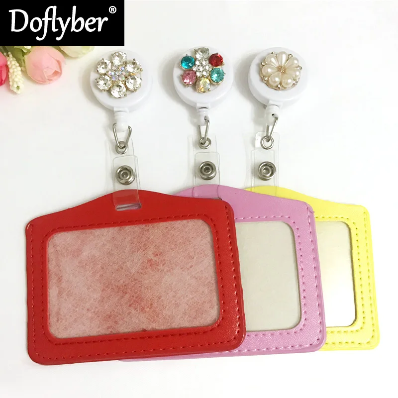 New Crystal Rhinestone Pearl Retractable Badge Reel Student Nurse Exihibiton ID Name Card Badge HolderClip Office Supplies
New Crystal Rhinestone Pearl Retractable Badge Reel Student Nurse Exihibiton ID Name Card Badge HolderClip Office Supplies