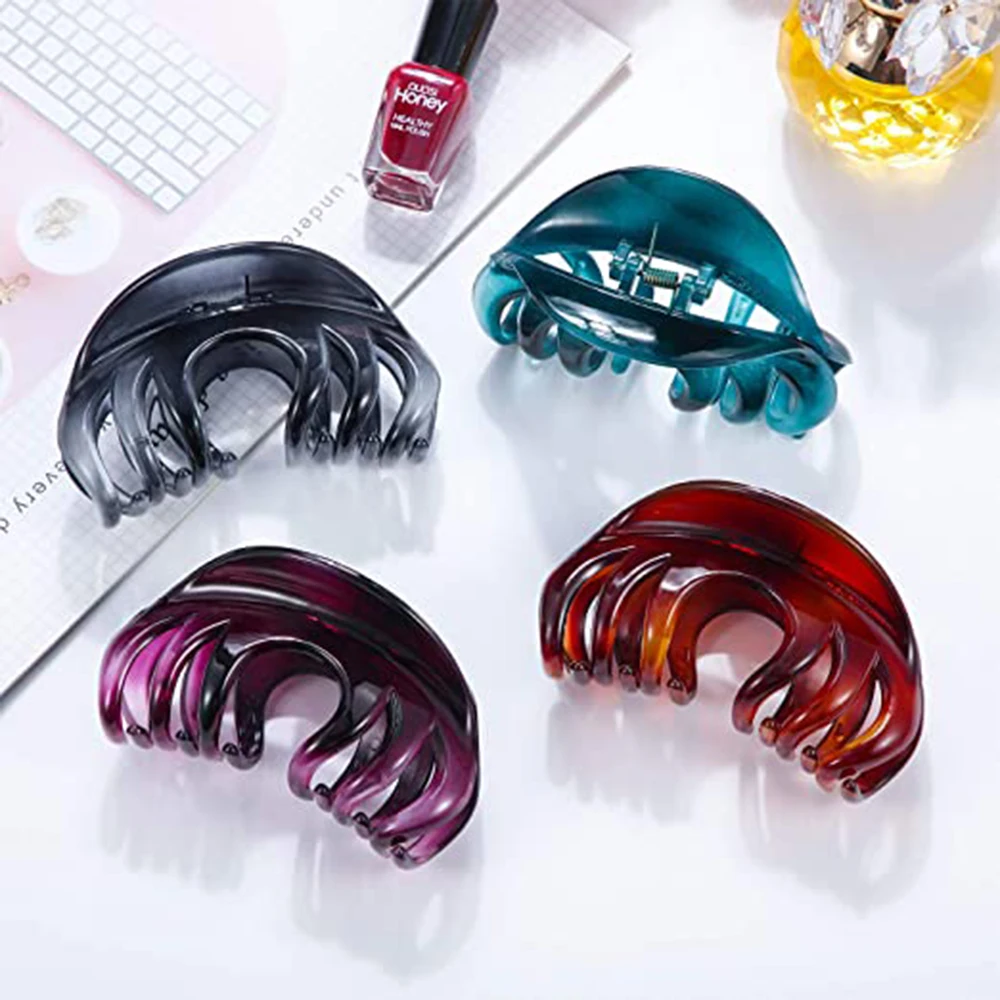 New Claw Clip For Women Girls Tough Resin Hair Claw Large Size Hair Clamps Claw Clip Crab For Hair Accessories For Hair
New Claw Clip For Women Girls Tough Resin Hair Claw Large Size Hair Clamps Claw Clip Crab For Hair Accessories For Hair