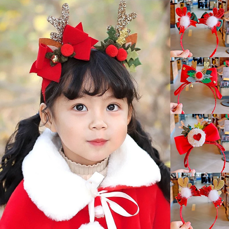 Christmas Antler Baby Girl Headbands Hair Accessories Lovely Fake Flower Elastic Hair Band Xmas Party Photography Props Headwear
Christmas Antler Baby Girl Headbands Hair Accessories Lovely Fake Flower Elastic Hair Band Xmas Party Photography Props Headwear