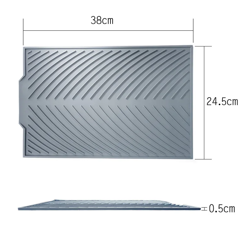 Silicone Dish Drying Mat Heat Resistant Draining Tableware Pad Dishwaser Cushion Pad Non-Slip Dinnerware Table Mat Placemat
Silicone Dish Drying Mat Heat Resistant Draining Tableware Pad Dishwaser Cushion Pad Non-Slip Dinnerware Table Mat Placemat