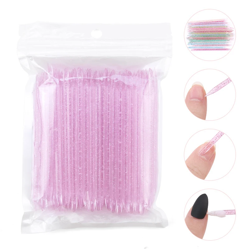 50/100 шт., многоразовые Кристальные палочки для удаления кутикулы 
50/100 шт., многоразовые Кристальные палочки для удаления кутикулы