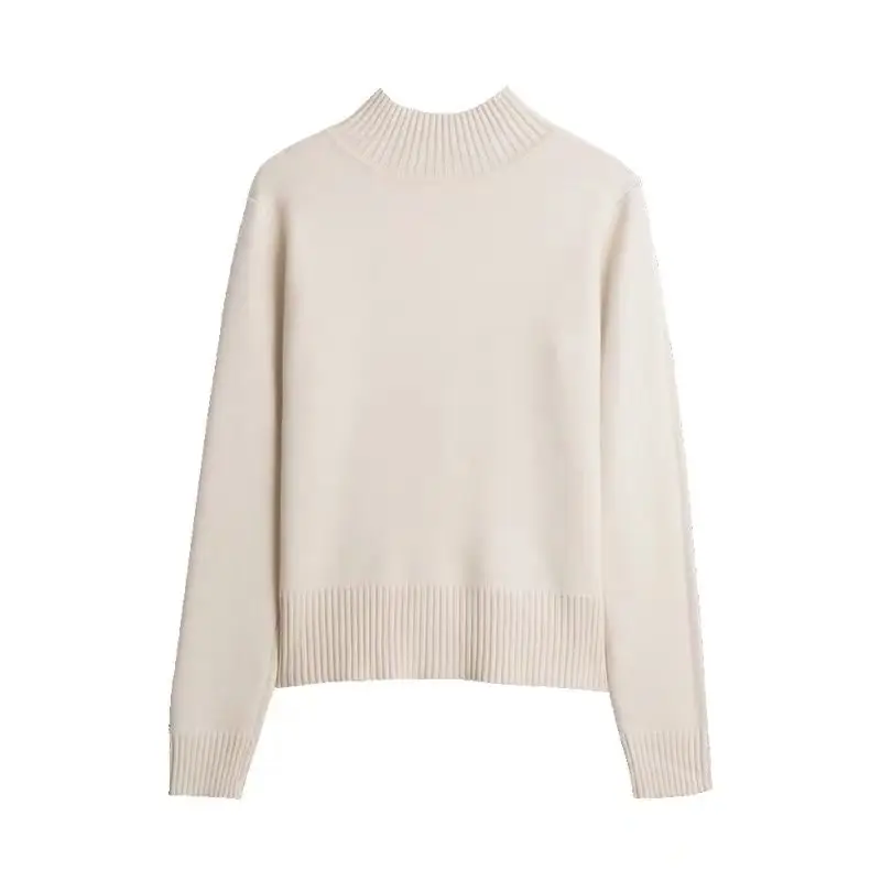 Autumn and Winter New Style Students Korean-style Half-Turtle-Neck Sweater Women's Long-Sleeve Knit Loose-Fit Base Shirt
Autumn and Winter New Style Students Korean-style Half-Turtle-Neck Sweater Women's Long-Sleeve Knit Loose-Fit Base Shirt