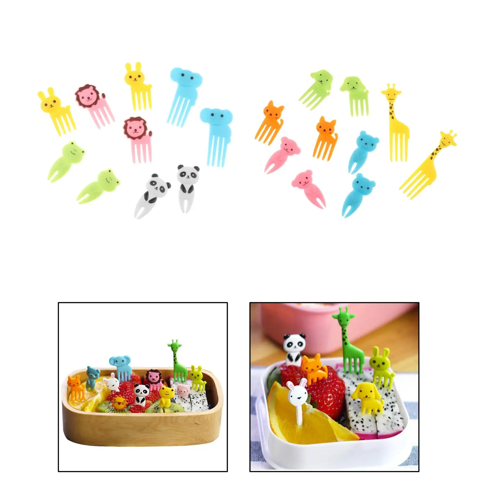 10 Pack of Cute Animals Bento Box Forks Dessert Forks for Cake Dessert Party
10 Pack of Cute Animals Bento Box Forks Dessert Forks for Cake Dessert Party