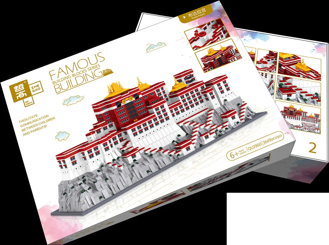 3649 PCS QL0960 Chinese Famous Buildings The Potala Palace Architecture In China Lhasa Tibet Building Blocks Bricks Toys Gfits
3649 PCS QL0960 Chinese Famous Buildings The Potala Palace Architecture In China Lhasa Tibet Building Blocks Bricks Toys Gfits