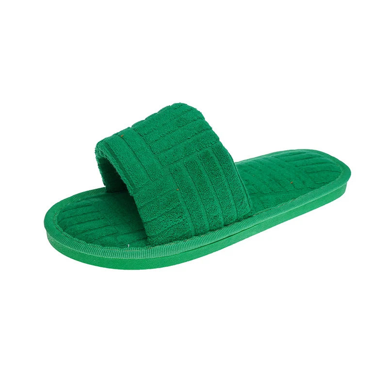 Luxury Brand Peep Toe Thick Sole Women Indoor Slippers Green Corduroy Flat Outwear Ladies Slides Autumn Runway Flip Flops 43Size
Luxury Brand Peep Toe Thick Sole Women Indoor Slippers Green Corduroy Flat Outwear Ladies Slides Autumn Runway Flip Flops 43Size