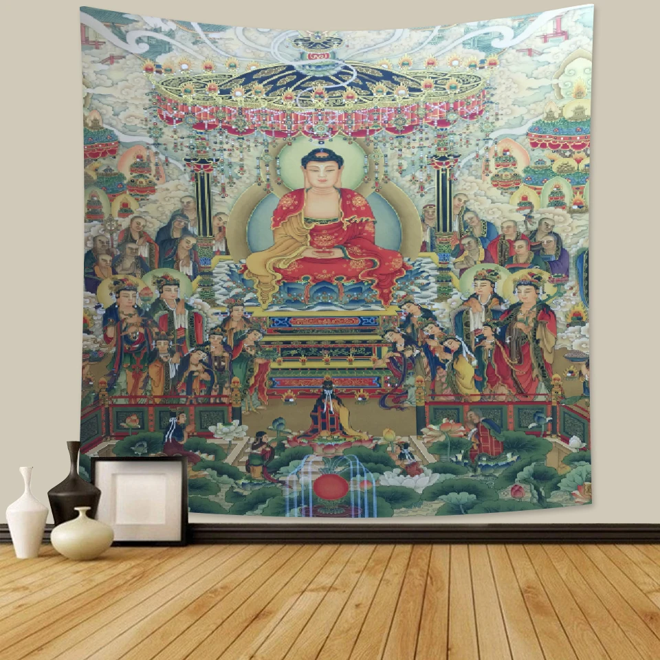 Tapestry Indian Buddha ancient Buddhist tapestry living room bedroom wall meditation psychedelic Yoga wall hanging Hippie Bohemi
Tapestry Indian Buddha ancient Buddhist tapestry living room bedroom wall meditation psychedelic Yoga wall hanging Hippie Bohemi