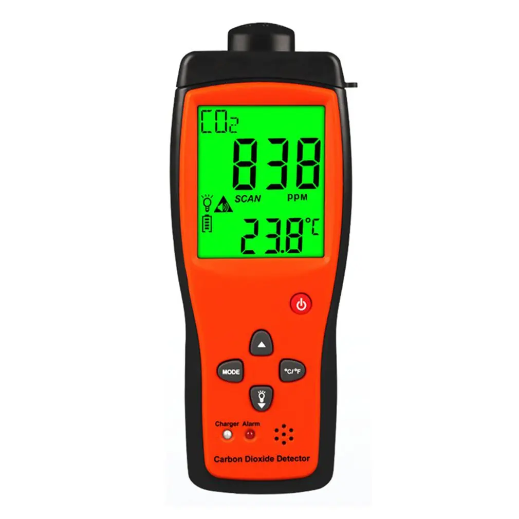 SMART SENSOR Handheld CO2 Gas Analyzer Meter Monitor Gas Detector Carbon Dioxide Detector CO2 Tester Measuring range 350~9999PPM
SMART SENSOR Handheld CO2 Gas Analyzer Meter Monitor Gas Detector Carbon Dioxide Detector CO2 Tester Measuring range 350~9999PPM