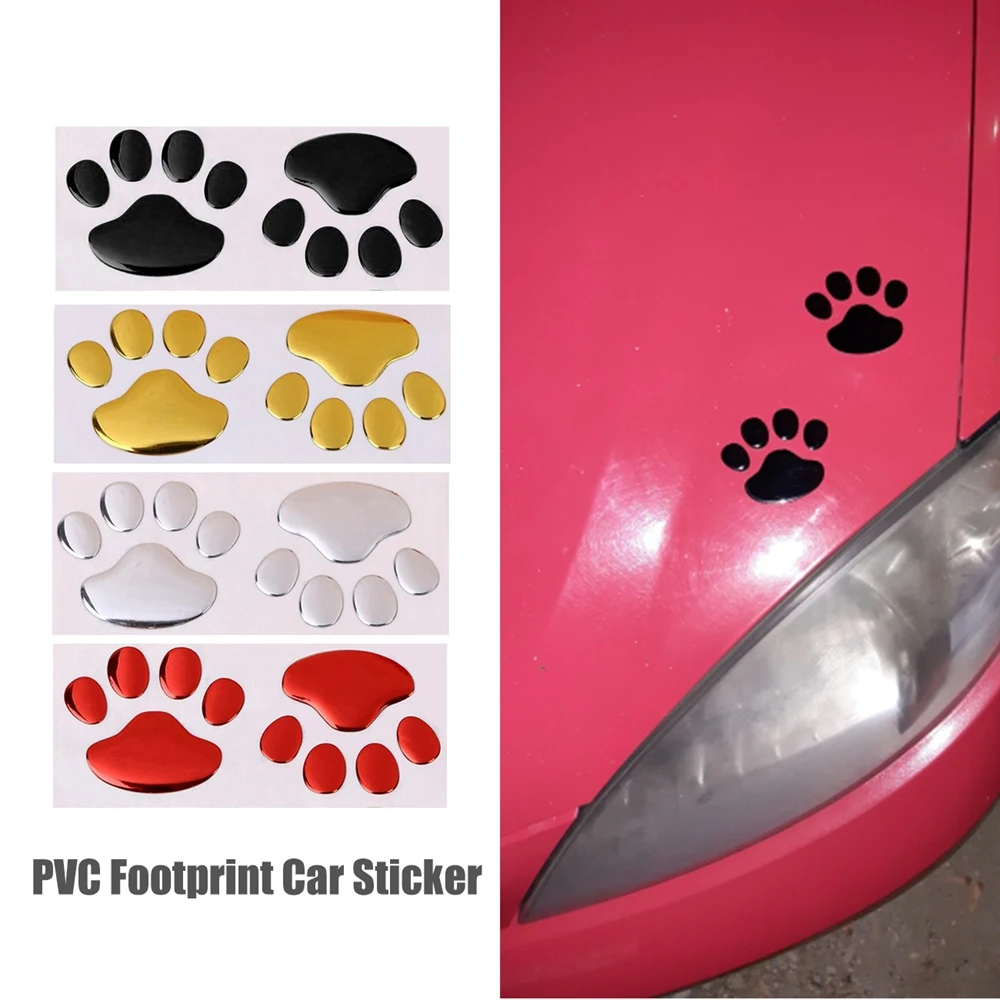2Pcs/Set Car Sticker Cool Design Paw 3D Animal Dog Cat Bear Foot Prints Footprint Decal Car Stickers
2Pcs/Set Car Sticker Cool Design Paw 3D Animal Dog Cat Bear Foot Prints Footprint Decal Car Stickers