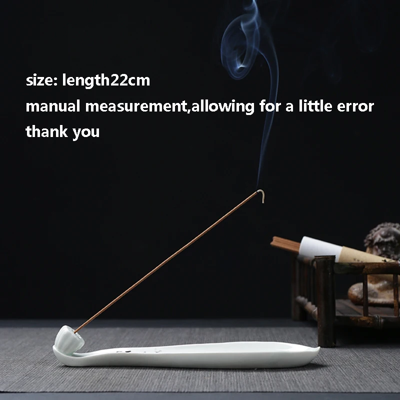 Stick Incense Burner Ceramic Art Pattern Incense Holder Aromatic Censer Fragrance Plate Feng Shui Decor Crafts Artwork Souvenir
Stick Incense Burner Ceramic Art Pattern Incense Holder Aromatic Censer Fragrance Plate Feng Shui Decor Crafts Artwork Souvenir