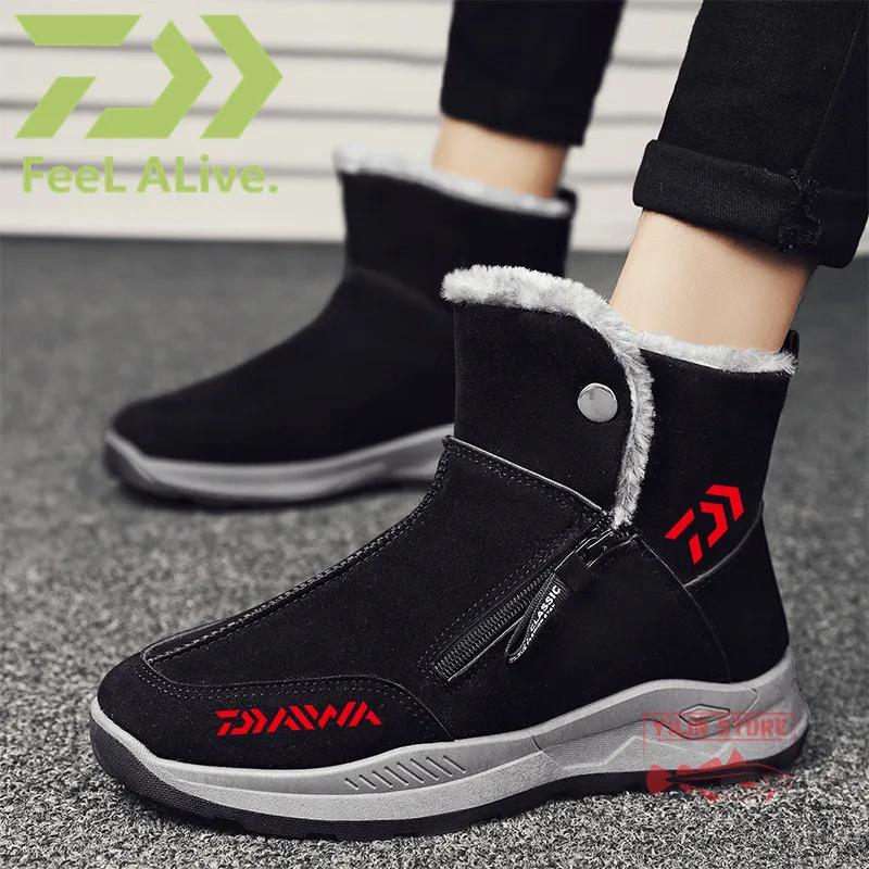 New Daiwa Fishing Boots Men Winter Outdoor Camping Non-slip Breathable High-top Shoes Plus Velvet Warm Fishing Boots Hiking Boot
New Daiwa Fishing Boots Men Winter Outdoor Camping Non-slip Breathable High-top Shoes Plus Velvet Warm Fishing Boots Hiking Boot