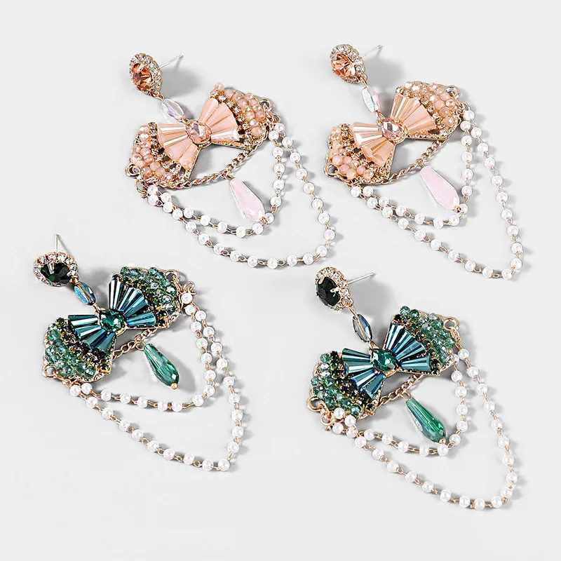 Find Me Creative Rhinestone Acrylic Bow Earrings Long Tassel Imitation Pearl Chain Earrings Earrings For Women Party Jewelry
Find Me Creative Rhinestone Acrylic Bow Earrings Long Tassel Imitation Pearl Chain Earrings Earrings For Women Party Jewelry