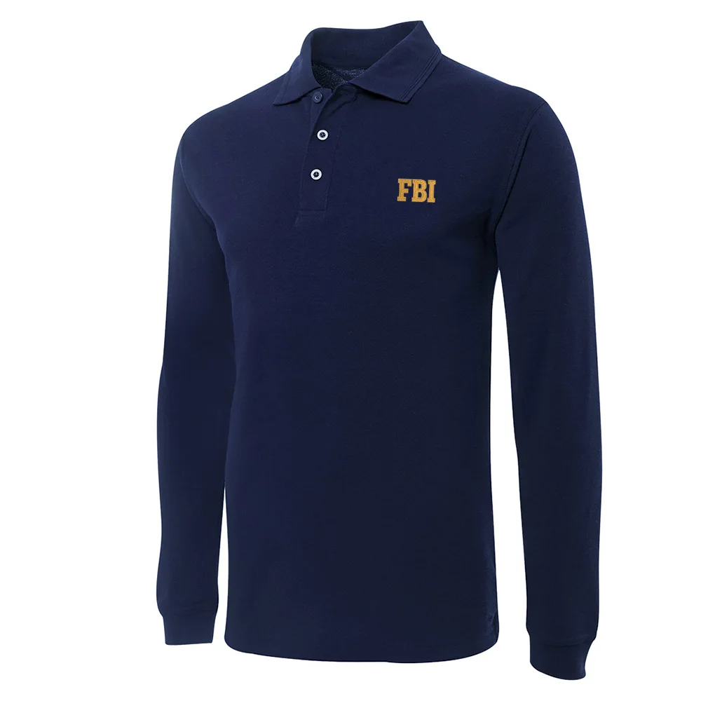 Mens Polo for FBI Federal Bureau of Investigation Embroidery Long Sleeve Polo Shirts Embroidered Shirts
Mens Polo for FBI Federal Bureau of Investigation Embroidery Long Sleeve Polo Shirts Embroidered Shirts