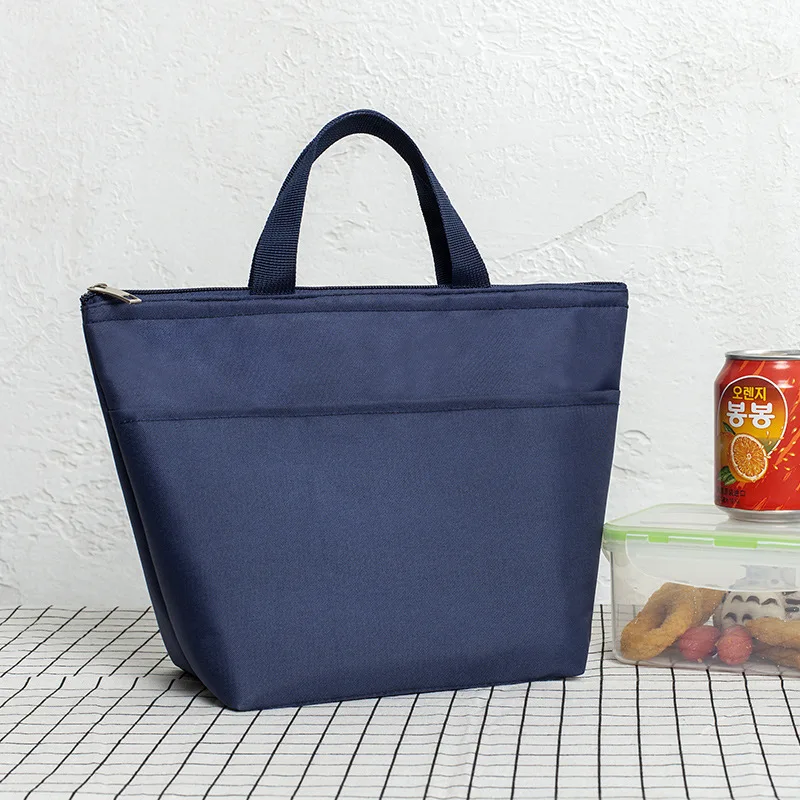 New Thickened Portable Waterproof Bento Bag Insulation Bag Oxford Cloth Handbag Picnic Bag Lunch Bag Solid Color
New Thickened Portable Waterproof Bento Bag Insulation Bag Oxford Cloth Handbag Picnic Bag Lunch Bag Solid Color