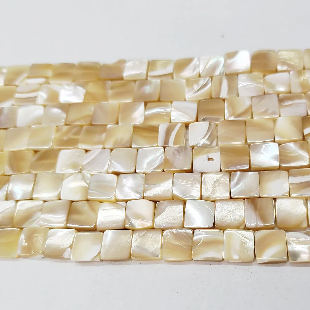 Natural Yellow Shell Loose Beads 8~10mm Square Beaded for Charms Women Jewelry Making DIY New Bracelet Necklace Accessories 15''
Natural Yellow Shell Loose Beads 8~10mm Square Beaded for Charms Women Jewelry Making DIY New Bracelet Necklace Accessories 15''