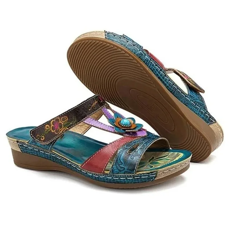 Women Sandals Heeled Slippers Ethnic Flower Sandals Female Summer Shoes Casual Beach Shoes Flip Flop Chaussures Femme Platform
Women Sandals Heeled Slippers Ethnic Flower Sandals Female Summer Shoes Casual Beach Shoes Flip Flop Chaussures Femme Platform