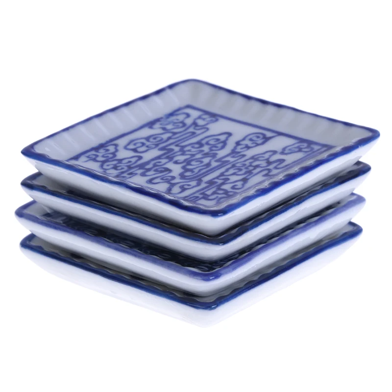 Doll Mini Food Dishes Tableware China Blue and White Porcelain Toy Dollhouse Ceramics Trays Square Plates Kitchen
Doll Mini Food Dishes Tableware China Blue and White Porcelain Toy Dollhouse Ceramics Trays Square Plates Kitchen