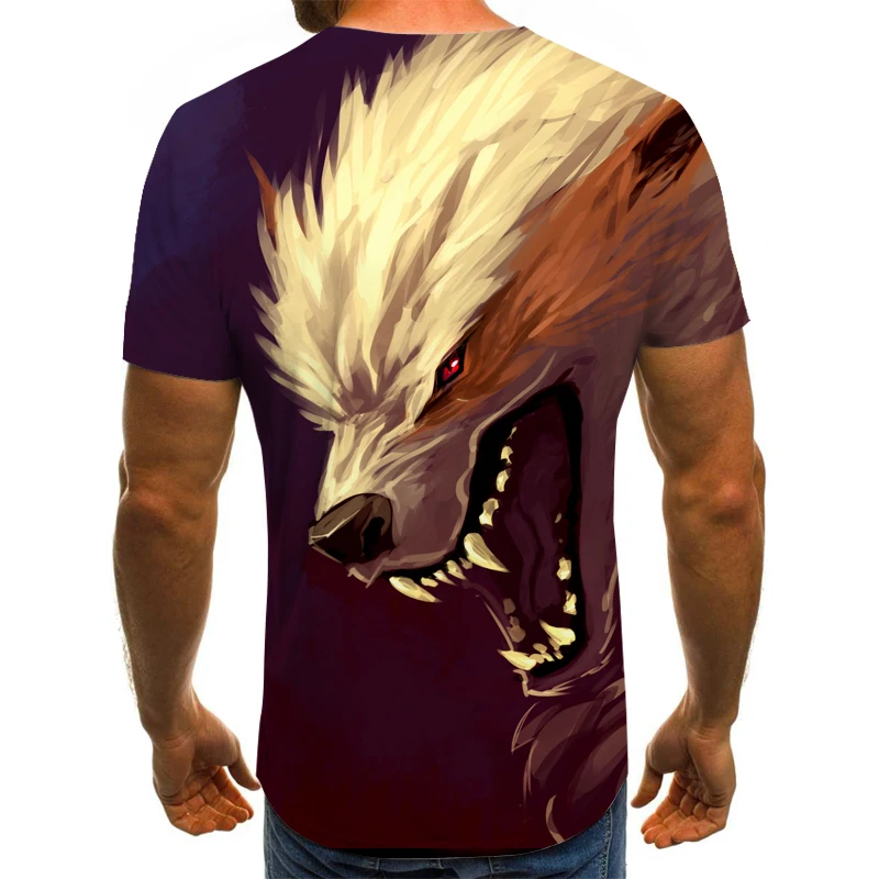 New Wolf Men T-shirt Angry Wolf digital printing 3D T shirt unisex sweetwear Fashion Short sleeved O-neck t shirts for men 6XL
New Wolf Men T-shirt Angry Wolf digital printing 3D T shirt unisex sweetwear Fashion Short sleeved O-neck t shirts for men 6XL