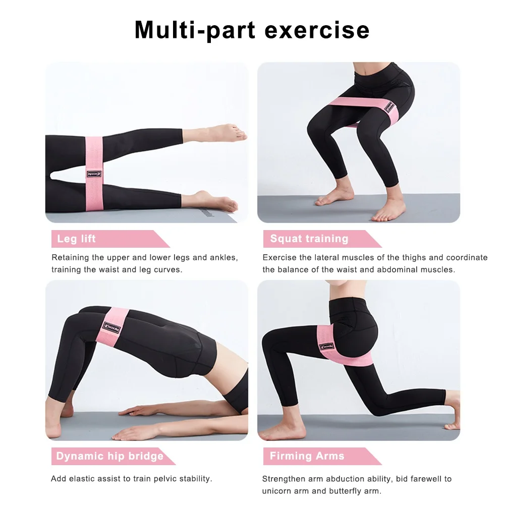 Yoga Resistance Band Anti-slip Gym Fitness Rubber Band Exercise Braided Elastic Band Hip Lifting Bands 
Yoga Resistance Band Anti-slip Gym Fitness Rubber Band Exercise Braided Elastic Band Hip Lifting Bands