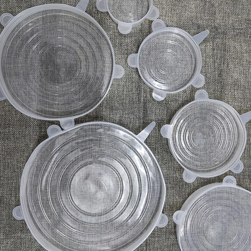 6 pcs Reusable airtight food packaging silicone lid fresh-keeping sealed bowl stretch packaging lid kitchen cooker
6 pcs Reusable airtight food packaging silicone lid fresh-keeping sealed bowl stretch packaging lid kitchen cooker