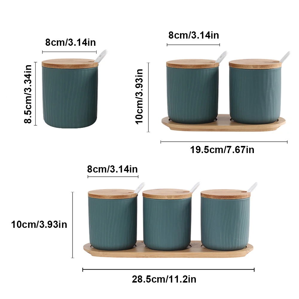 Household Kitchen Salt Shaker Sugar Bowl Seasoning Pot Ceramic Seasoning Box Seasoning Storage Set Three-Piece Set
Household Kitchen Salt Shaker Sugar Bowl Seasoning Pot Ceramic Seasoning Box Seasoning Storage Set Three-Piece Set