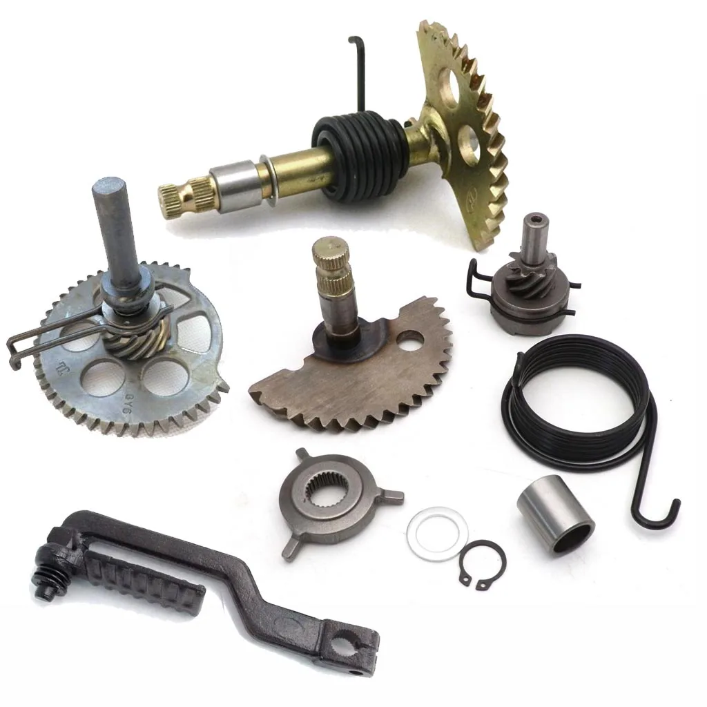 Motorcycle Kick Start Gear Shaft Gear Spring Gasket Bush for Scooter Parts Lifan Engine Gy6 50cc 125cc 150cc Moped 139qmb Taotao
Motorcycle Kick Start Gear Shaft Gear Spring Gasket Bush for Scooter Parts Lifan Engine Gy6 50cc 125cc 150cc Moped 139qmb Taotao