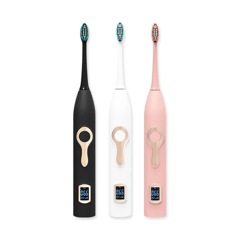 Adult sonic electric toothbrush induction charging DuPont brush head sonic electric toothbrush 3 modes of cleaning 
Adult sonic electric toothbrush induction charging DuPont brush head sonic electric toothbrush 3 modes of cleaning
