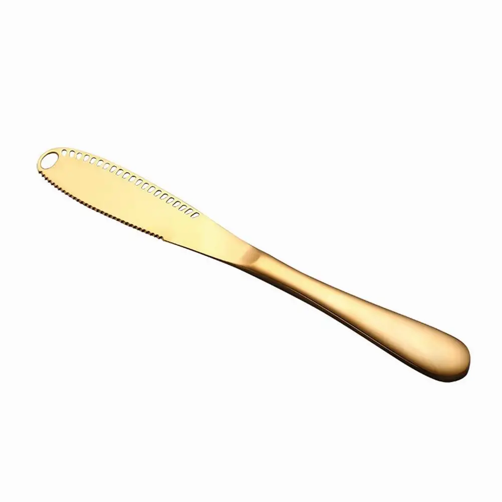 Kitchen Gadgets 3-in-1 Multi-Function Butter Spreader Stainless Steel Butter Knife Cutter Butter Curler
Kitchen Gadgets 3-in-1 Multi-Function Butter Spreader Stainless Steel Butter Knife Cutter Butter Curler