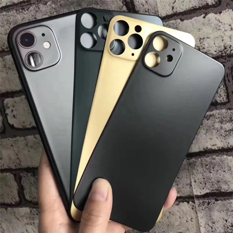Матовая задняя крышка с объективом камеры мягкая пленка для iPhone11 Pro XS Max защитная