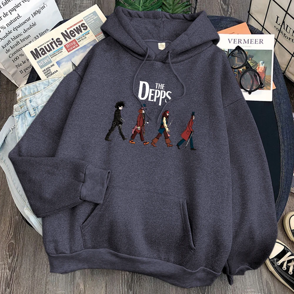 Cartoon Character The Depps Print Man Hoodie Harajuku Long Sleeve Loose Hooded Streetwear Male Fashion Cartoons Hoody Sweatshirt
Cartoon Character The Depps Print Man Hoodie Harajuku Long Sleeve Loose Hooded Streetwear Male Fashion Cartoons Hoody Sweatshirt