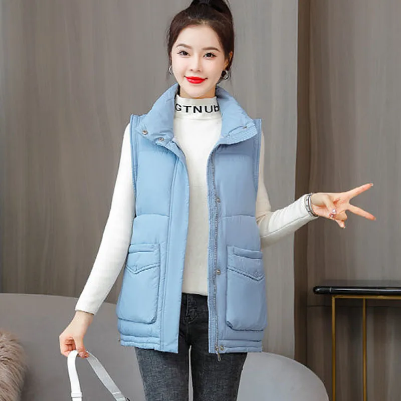 2022 Autumn And Winter Short Down Cotton Vest Female Loose Coat Wild Waistcoat Women's Sleeveless Jacket
2022 Autumn And Winter Short Down Cotton Vest Female Loose Coat Wild Waistcoat Women's Sleeveless Jacket