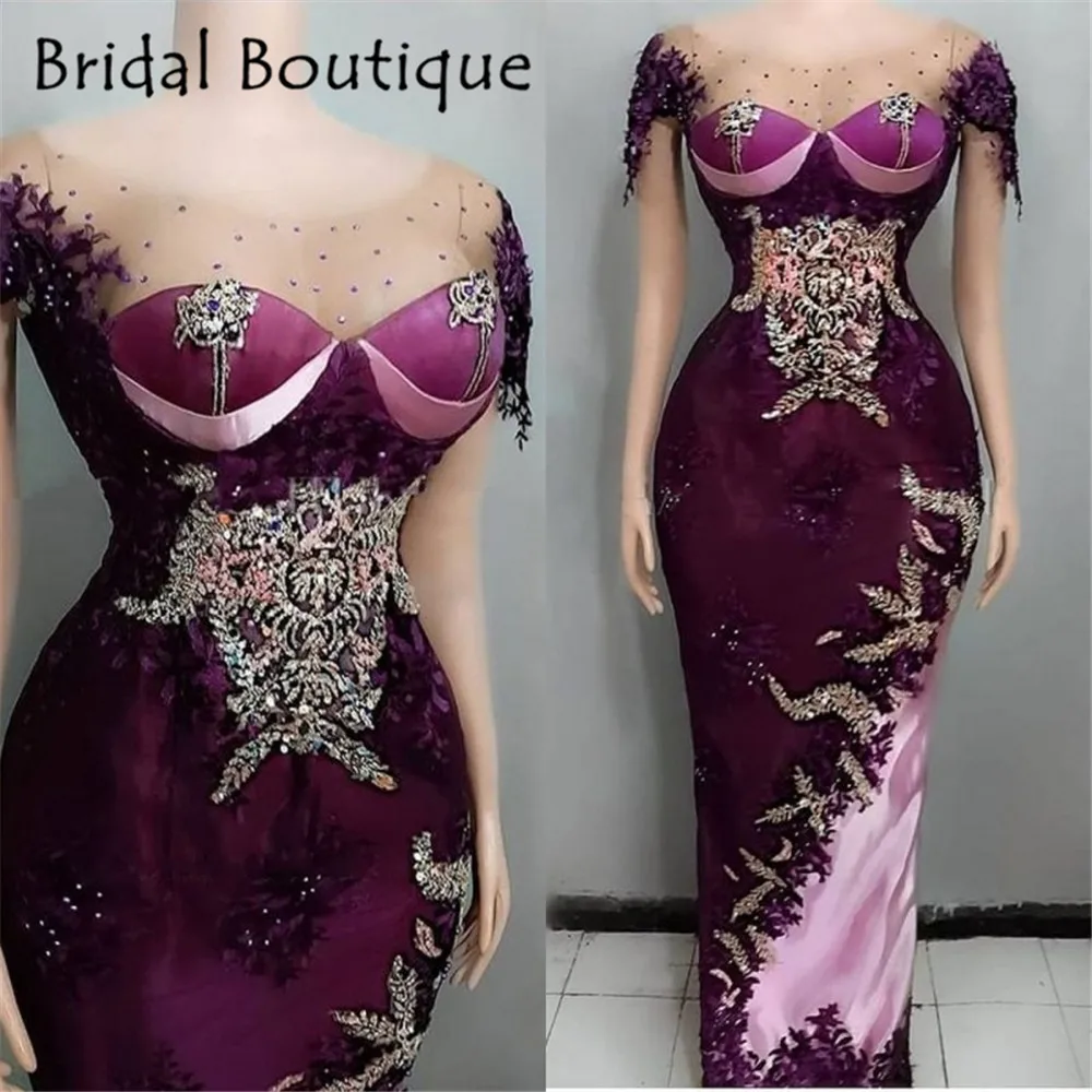 Aso Ebi Style Nigerian Evening Dress Short Sleeves Lace Beaded Mermaid Prom Dresses Floor Length African Women Party Dress
Aso Ebi Style Nigerian Evening Dress Short Sleeves Lace Beaded Mermaid Prom Dresses Floor Length African Women Party Dress