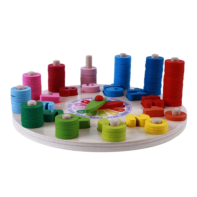 Children Preschool Wooden Montessori Toys Early Education Teaching Aids Math Toys Digital Clock Count Geometric Shape Toys
Children Preschool Wooden Montessori Toys Early Education Teaching Aids Math Toys Digital Clock Count Geometric Shape Toys
