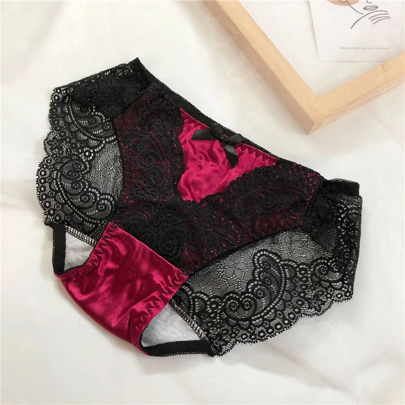 Sexy Ladies Panties Lace Transparent Large Size Comfortable Hollow Female Triangle Underwear Breathable Quality Underpants
Sexy Ladies Panties Lace Transparent Large Size Comfortable Hollow Female Triangle Underwear Breathable Quality Underpants