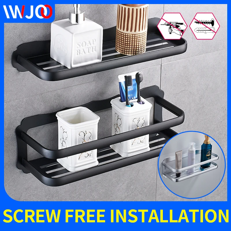 Полка для ванной черный бесвинтовой монтаж держатель для полотенец полки на стену стойка для сбора шампуней настенный исполнение
Полка для ванной черный бесвинтовой монтаж держатель для полотенец полки на стену стойка для сбора шампуней настенный исполнение