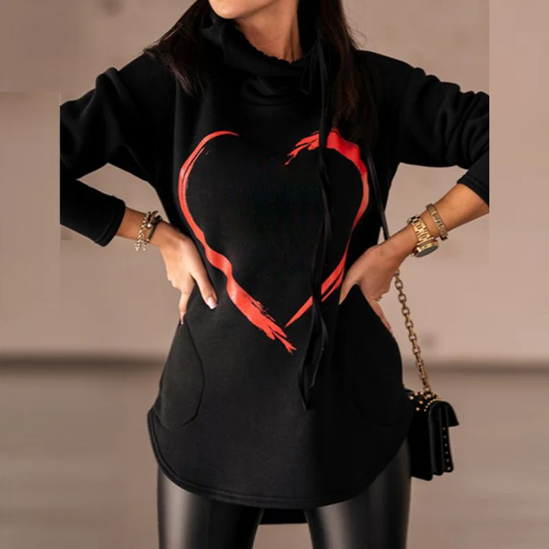 Vintage Hoodie Sweatshirts Women Casual Long Sleeve Love Print Tops Pullover Dustproof Plus Size Hoodies Womens Winter Tops 
Vintage Hoodie Sweatshirts Women Casual Long Sleeve Love Print Tops Pullover Dustproof Plus Size Hoodies Womens Winter Tops