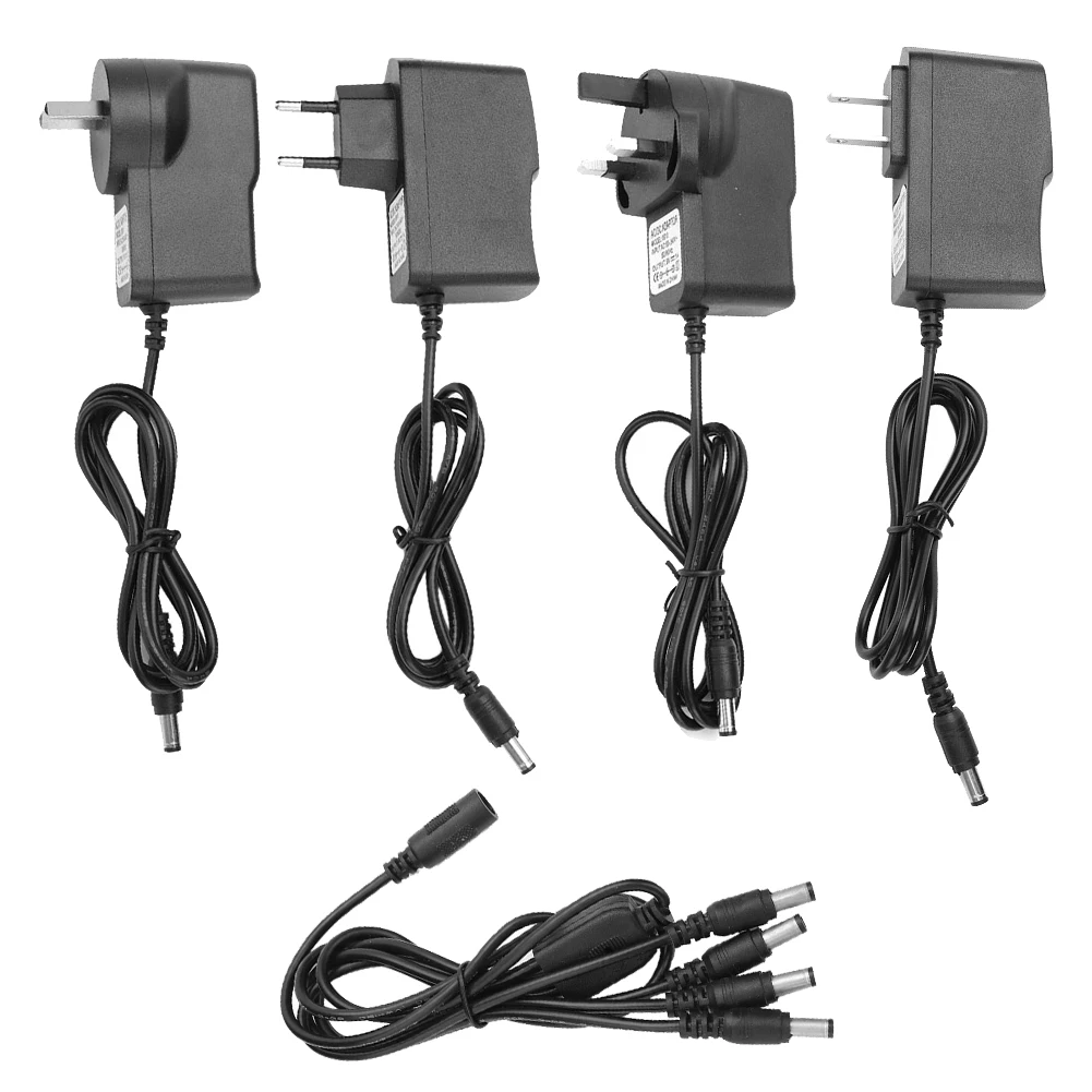 Guitar Effect Pedal Power with 1 to 4 Way Cable Cord Wire DC 9V 1A Power Supply Adapter Electric Guitar Parts Accessories
Guitar Effect Pedal Power with 1 to 4 Way Cable Cord Wire DC 9V 1A Power Supply Adapter Electric Guitar Parts Accessories