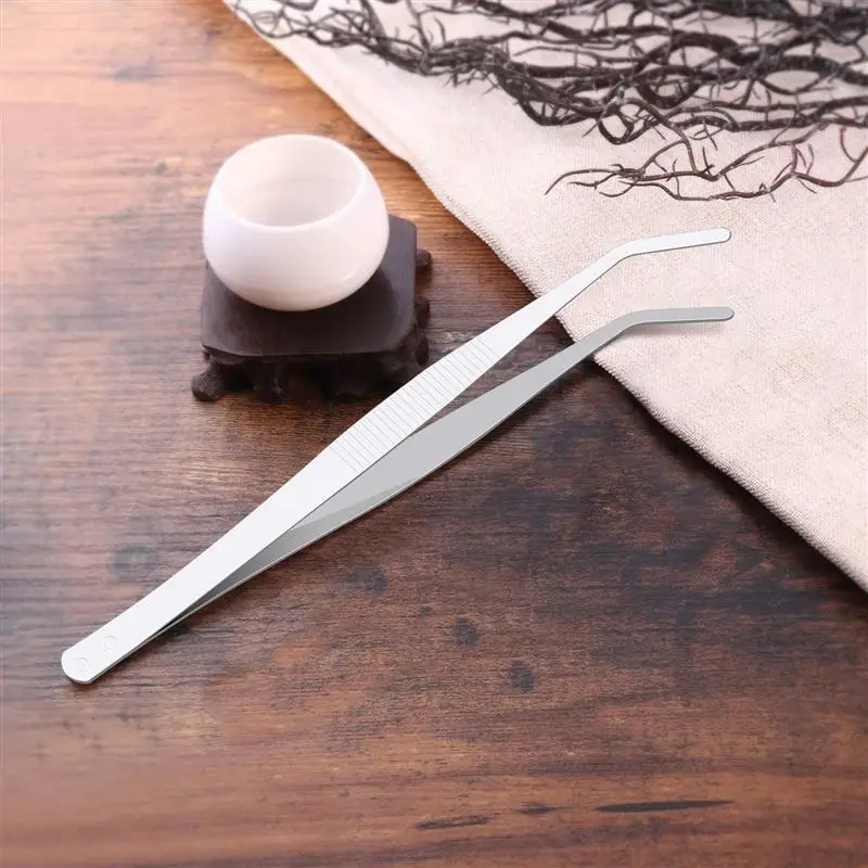 18cm Tea Tweezers Salad Food Stainless Steel Tea Folder Tweezer Clips Clamps Kitchen Tongs
18cm Tea Tweezers Salad Food Stainless Steel Tea Folder Tweezer Clips Clamps Kitchen Tongs