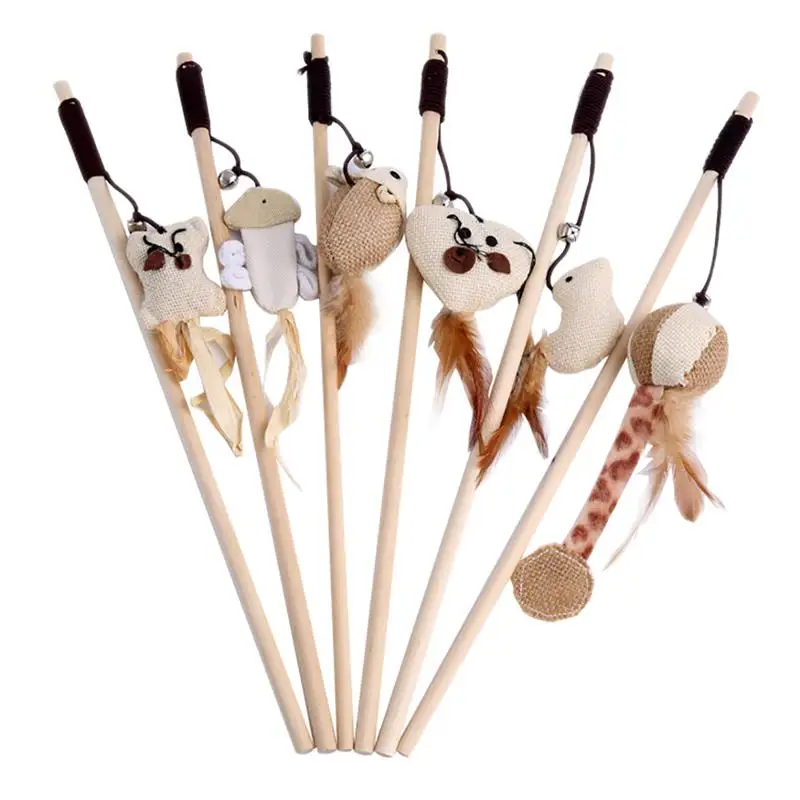 Legendog 1pc Cat Stick Toy Wooden Rod Small Bell Decor Cat Teaser Play Toy Cat Wand For Cat Pet Supplies Cat Favors Random Style
Legendog 1pc Cat Stick Toy Wooden Rod Small Bell Decor Cat Teaser Play Toy Cat Wand For Cat Pet Supplies Cat Favors Random Style