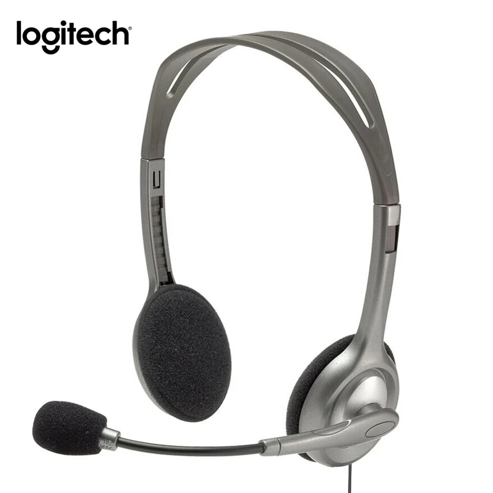 Стереогарнитура Logitech H110/H111 с микрофоном, проводные наушники 3,5 мм, стереогарнитура со звуком для игр, музыкальных звонков
Стереогарнитура Logitech H110/H111 с микрофоном, проводные наушники 3,5 мм, стереогарнитура со звуком для игр, музыкальных звонков