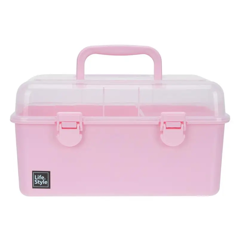 Two-layer Household Children Hair Accessory Storage Box Cosmetics Box 
Two-layer Household Children Hair Accessory Storage Box Cosmetics Box