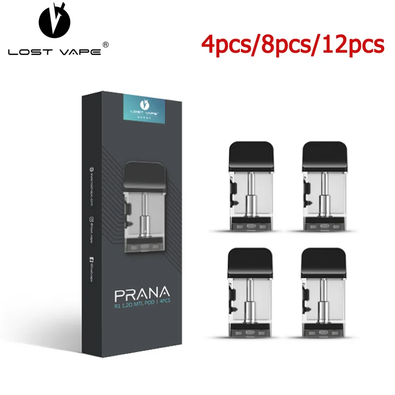 Картридж для электронных сигарет Lost Vape Prana R1 4 12 шт. 1 мл атомайзер с катушкой Ом