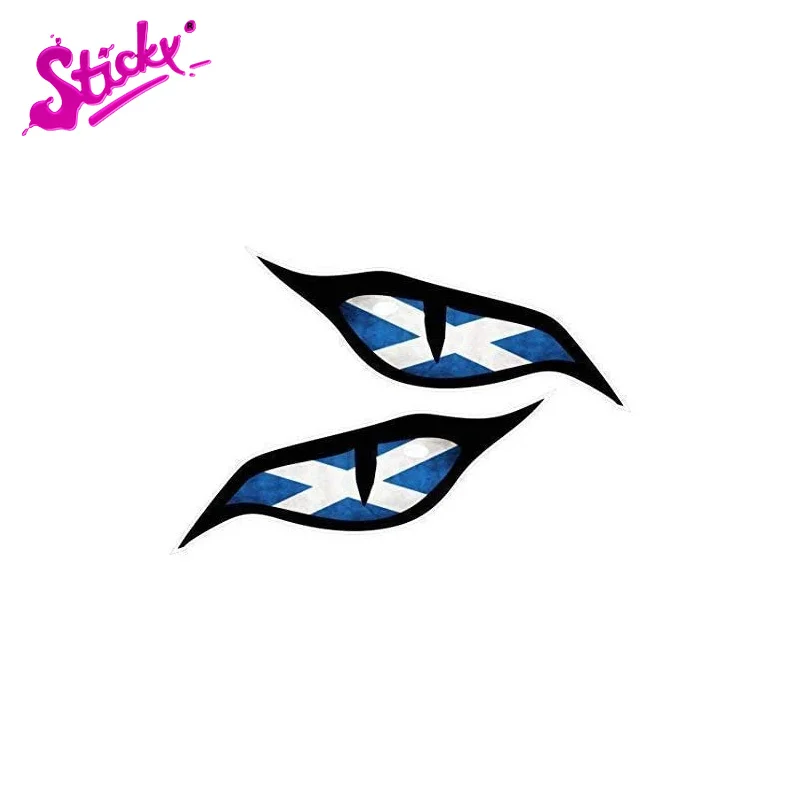 STICKY Evil Eyes Eyes Stickers With Scotland Scottish Flag Saint Andrew's Cross Model Vinyl Car Motorcycle Helmet Sticker Each
STICKY Evil Eyes Eyes Stickers With Scotland Scottish Flag Saint Andrew's Cross Model Vinyl Car Motorcycle Helmet Sticker Each