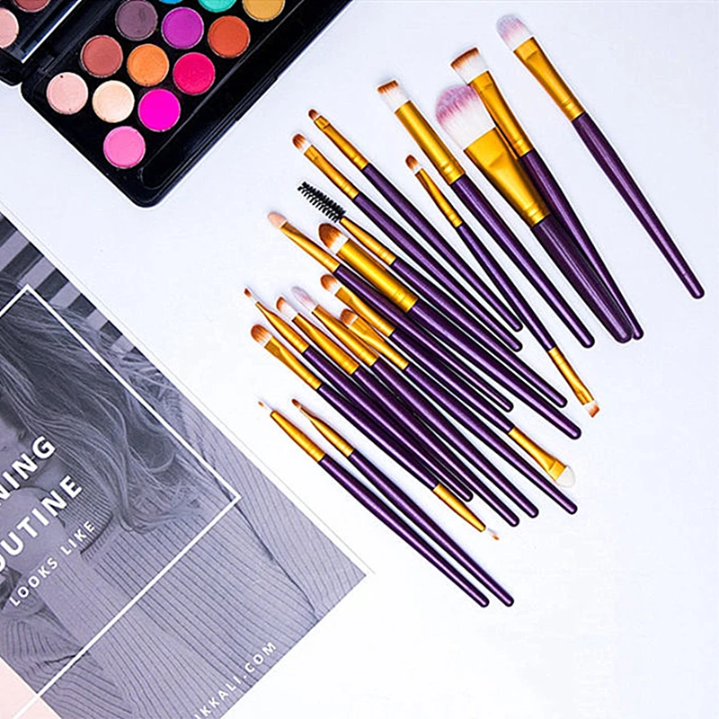 ZZDOG 20Pcs Makeup Brushes Set Eyeshadow Foundation Powder Eyeliner Eyelash Lip Make Up Brush Cosmetic Beauty Tool Kit Hot
ZZDOG 20Pcs Makeup Brushes Set Eyeshadow Foundation Powder Eyeliner Eyelash Lip Make Up Brush Cosmetic Beauty Tool Kit Hot