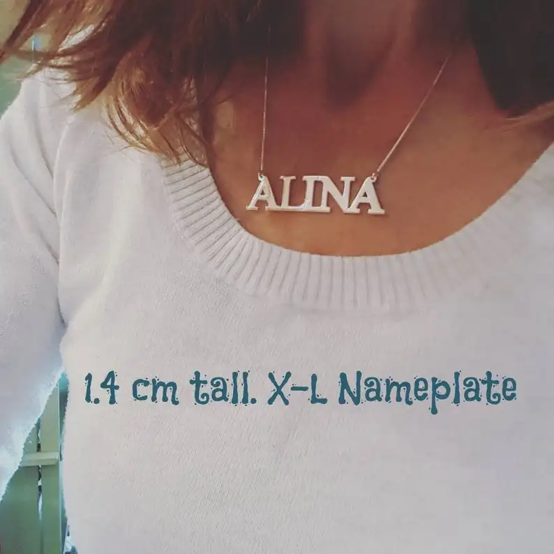 Personalized Large Name Necklaces Women Nameplate Jewelry Capital letters Pendants Men Necklaces Best Friend Gifts Collier
Personalized Large Name Necklaces Women Nameplate Jewelry Capital letters Pendants Men Necklaces Best Friend Gifts Collier