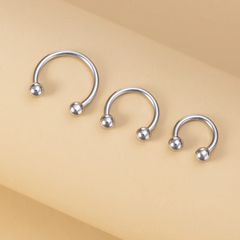 3pcs/lot Hoop Nose Ring Stainless Steel Septum Piercing BCR Earrings Ear Cartilage Circular Tragus Horseshoe Lip Eyebrow Jewelry
3pcs/lot Hoop Nose Ring Stainless Steel Septum Piercing BCR Earrings Ear Cartilage Circular Tragus Horseshoe Lip Eyebrow Jewelry