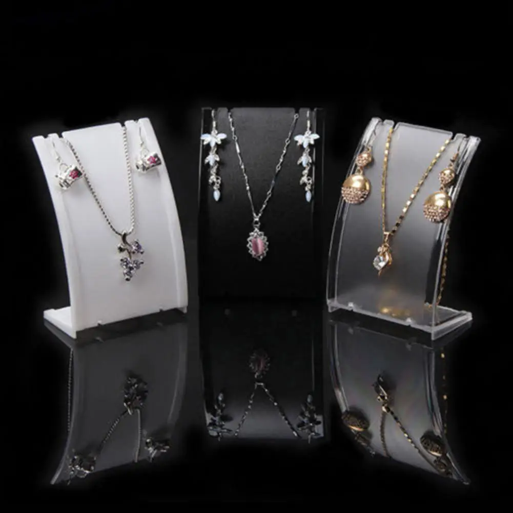 Фото Витрина для ювелирных изделий элегантное ожерелье кулон держатель ожерелья