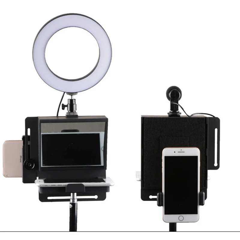 Tragbare Mini Teleprompter fr Telefon DSLR Aufnahme Live Broadcast Mobile Teleprompter Artefakt Video Mit Fernbedienung VS T1
Tragbare Mini Teleprompter fr Telefon DSLR Aufnahme Live Broadcast Mobile Teleprompter Artefakt Video Mit Fernbedienung VS T1